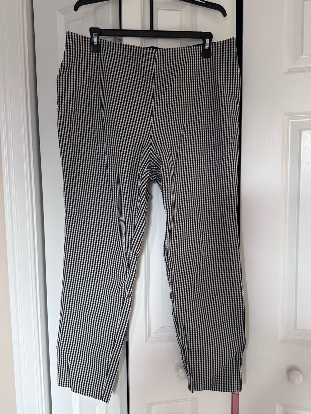 a new day Black and White Gingham Pants